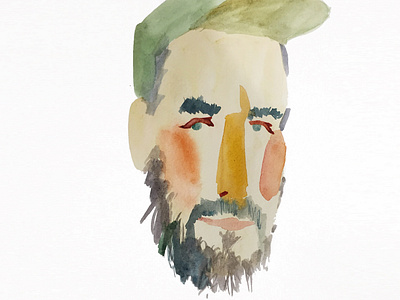 Watercolor Portrait of a Friend