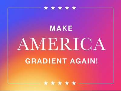 Make America Gradient Again™ america filson gradient usa