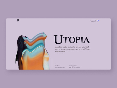 Utopia. ui ux web