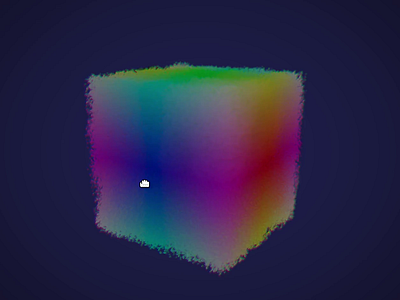 Webgl Particles With Noise 3d 3d animation 3d art abstract color colorful glsl gpu javascript threejs webgl