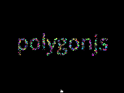 Particles Tutorial color colorful interaction interactive logo logo design particles webgl