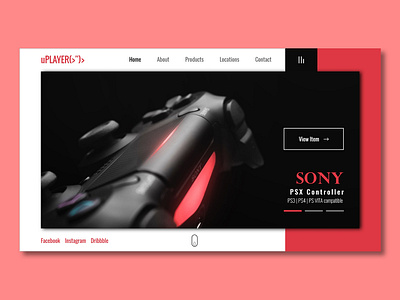 Uplayer Web Banner UI app art branding clean design icon identity ios logo minimal mobile photoshop type typography ui ux web website