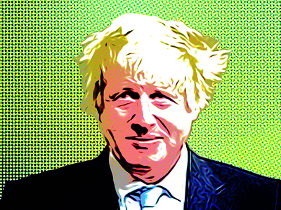 Boris boris johnson. uk britain british bus buses london pm prime minister routemaster