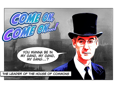 Jacob come on gary glitter house of commons jacob rees mogg leader leader of the gang