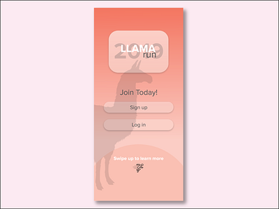 Login Screen for 5k Daily UI #001 color of the year coral dailyui pantone sign up sign up ui typography ui vector