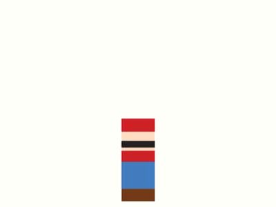 Mario. animatedgif animation bigun cartoon character colorful colorstick design dribbble flat game gif illustration mariobros minimal vector vector art