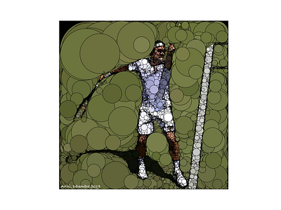 Roger Federer, Décembre 2019 algorithm art artlovers artwork athlete bubbles design federer grass illustration modernart roger roger federer sport sports switzerland tennis wimbledon