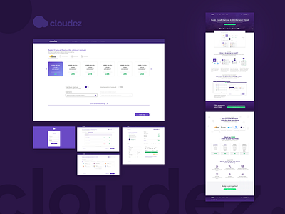 Cloudez cloud app cloud service product design user experience user interface design ux design