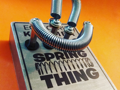 Spring Thing label design graphic design label design product design sound device