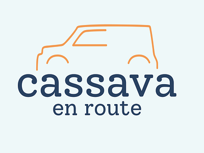 Cassava En Route branding iconography logodesign popup restaurant styleguide typogaphy