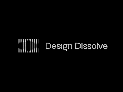 Logo | Design Dissolve brand brand design branding branding concept branding design design graphic design illustration logo type typography ui vector