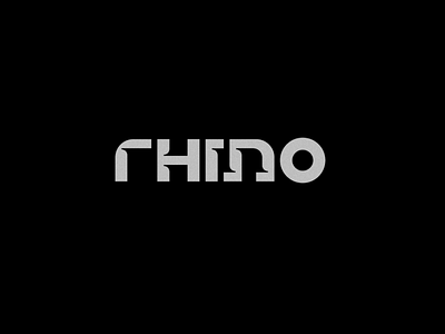 Logo | Rhino brand brand design branding branding concept branding design design graphic design illustration logo type typography ui vector