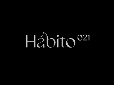 Logo | Hábito 021 brand brand design branding branding concept branding design design graphic design illustration logo type typography ui vector