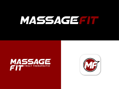 MassageFit Brand Identity Design branding design identity logo logotype symillar
