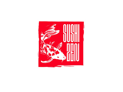 Sushi Zen Logo Concept Rebound 2 branding design illustration illustrator logo logocore logotype sushi