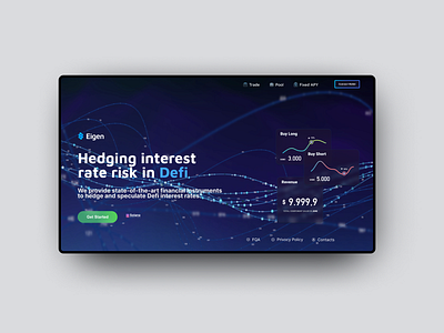 Eigen Finance website design