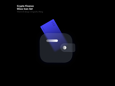 Glossy Icons for crypto industry