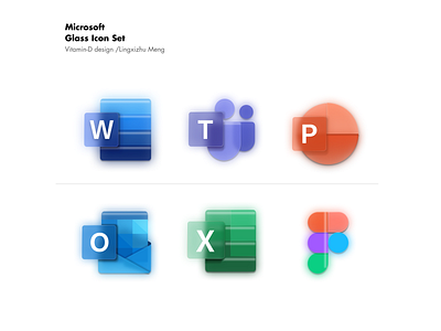Microsoft
Glass Icon Set