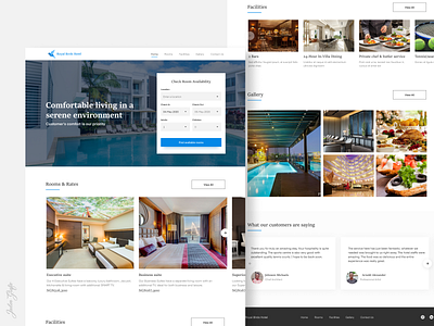 Hotel Landing Page