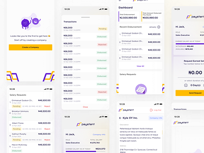 Paystant Mobile View ui designer userexperience ui ux uiux sketchapp adobexd ui ux uiux uxdesign uidesign uidesign uiux uxdesign adobexd