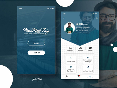 Landing Page And Profile Screen ui designer userexperience ui ux uiux sketchapp adobexd ui ux uiux uidesign uxdesign ui ux uiux uxdesign uidesign uidesign uiux uxdesign adobexd