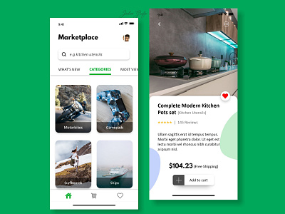 Marketplace App UI