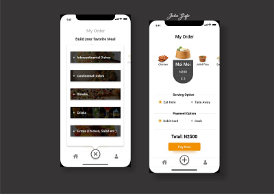 Restaurant App UI