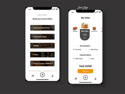 Restaurant App UI