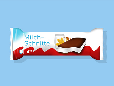 Milchschnitte design illustration illustrator vector