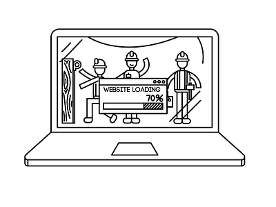 Website Loading Illustration