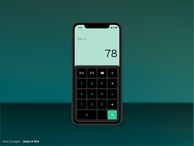 Daily UI 004 - Calculator app branding calculator connexion dailyui design icon illustration interface logo ui vector