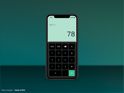 Daily UI 004 - Calculator