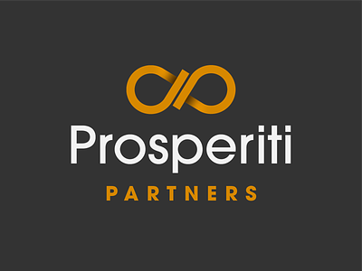 Prosperiti branding graphic design infinity symbol logo design logo mark