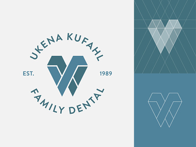 Family Dental Logo badge logo dentistry graphic design logo logo design logo grid tooth logo vector