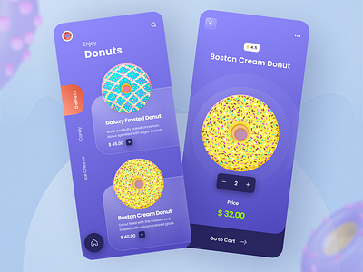 Donut App - UI Design