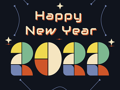 New Year 2022 | Retro Poster Concept