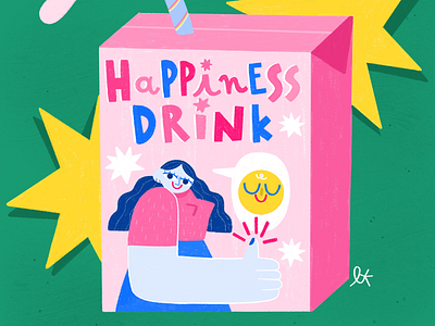 Good drink ! colors drink food illustration lavilletlesnuages