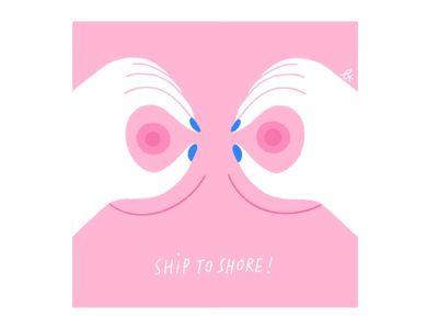 Welcome sailor ! art artist brand cute draw drawings funny graphism illustration pink