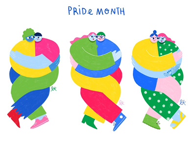 Pride month ! 🌈 art artist colors drawing drawings illustration lettering motto pride typo typographie typography