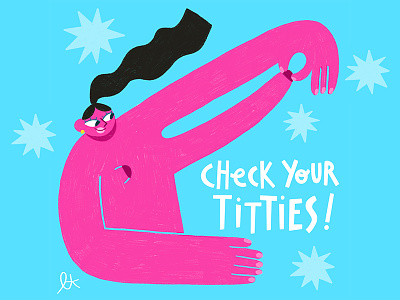 Pinktober art artist boobs colors draw drawing drawings graphism illustration illustrator pinktober titties