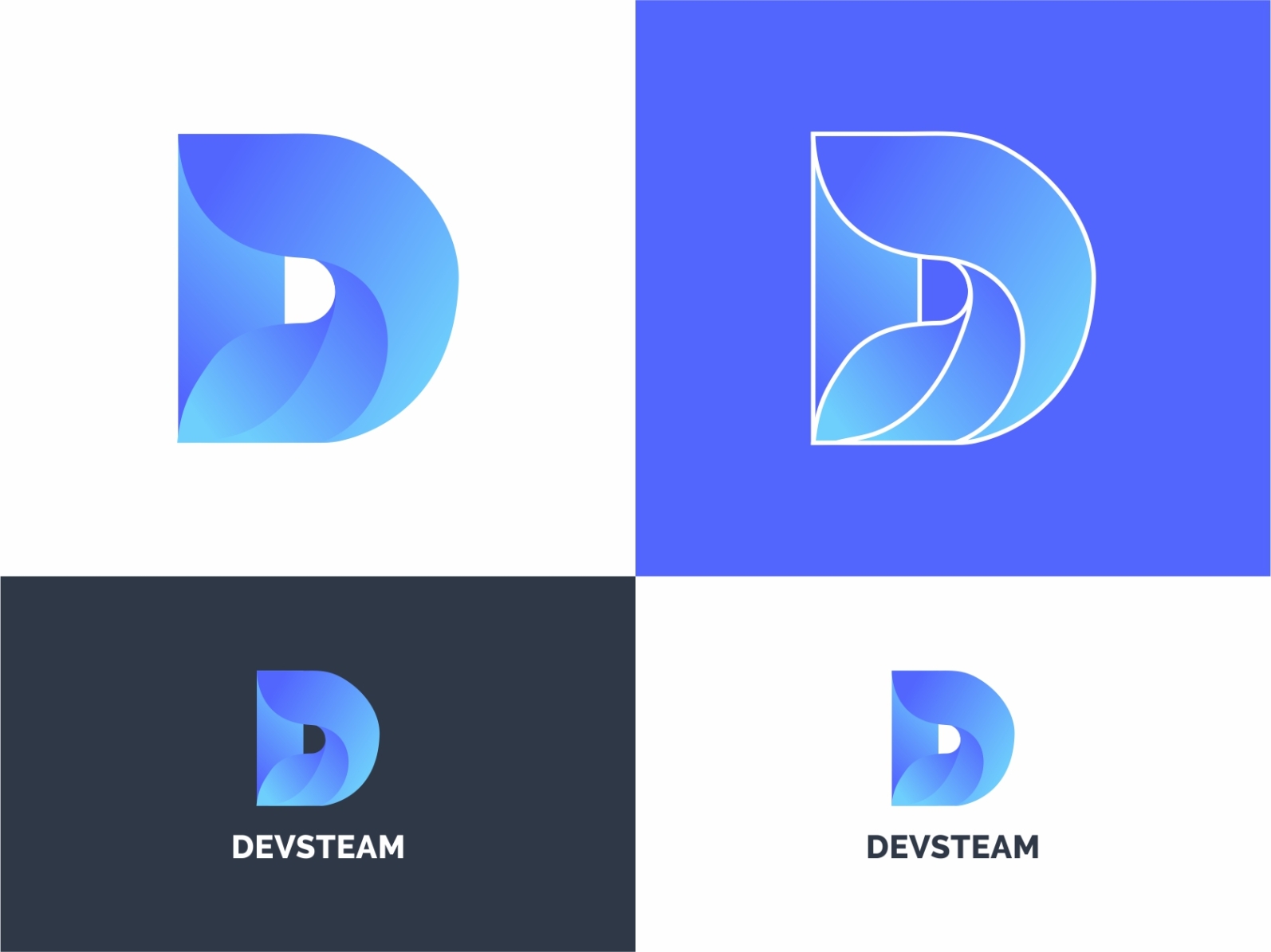 DEVSTEAM Logo by Elena Heaven on Dribbble