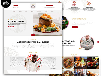 Hukuna Matata Cuisine Restaurant (UI Design) branding design graphic design logo r ui ui design ui ux web web design