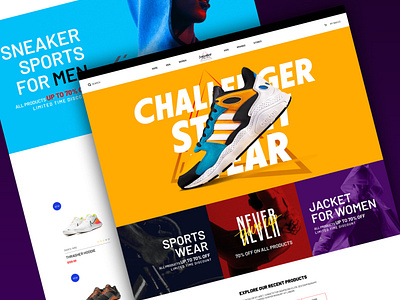 Challenger Street Wear - Web UI