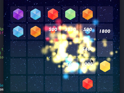 Zero-G iOS Game - Explosion Screen Capture color dev explosion game gems ios