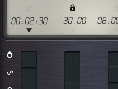 Time Lapse Calculator Controls app button controls ios slider