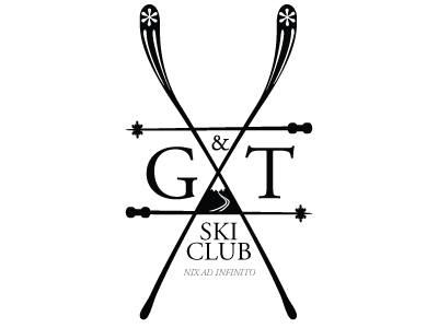 Ski club logo ski ski club