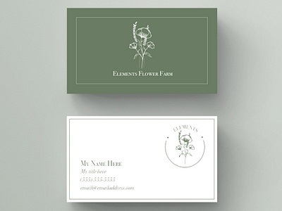 Flower Farm Business Card