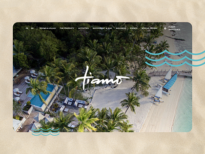 Web Development for Hotel Tiamo Resort design evekayser hotel hotel branding interfacedesign ui design ux design web design web developer websites