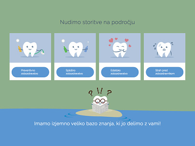 Teeth illustration teeth web page
