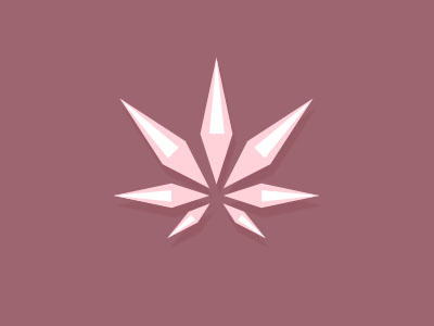 Genifer M (Cannabis Jewelry) cannabis branding cannabis logo geometic jewellery leaf logo marijuana